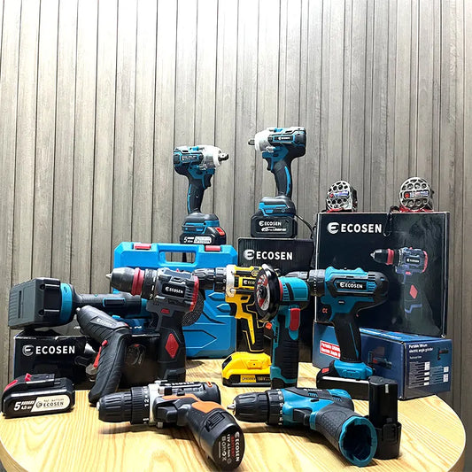 Furadeira Parafusadeira Bivolt C/maleta 2 Bateria  Electric Drill.