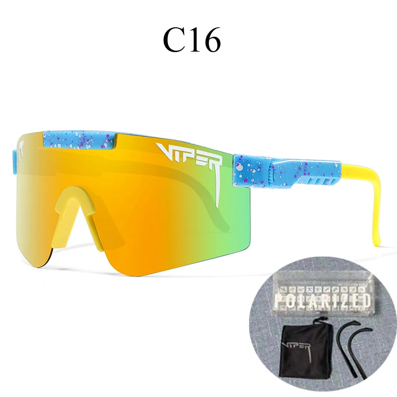 Com estojo UV400 Óculos de sol para ciclismo, esportes ao ar livre.