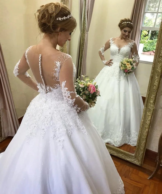 Vestido de noiva renda vestido de casamento