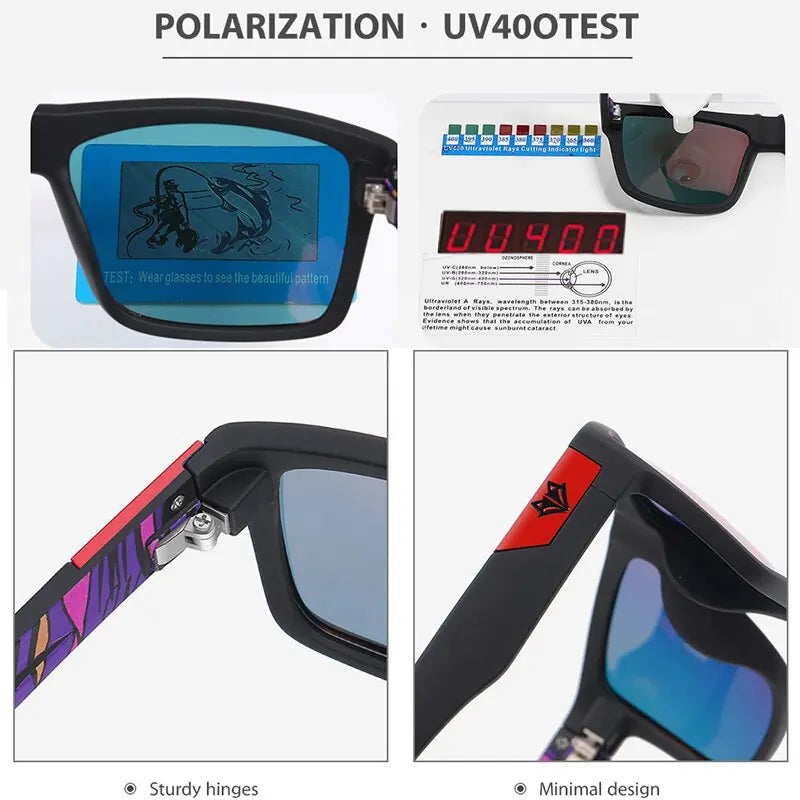 Óculos de sol polarizados SEPFOX para homens, óculos de sol para pesca, esportes