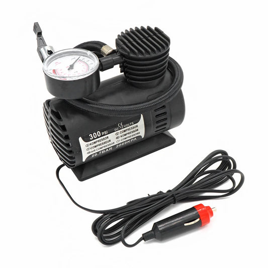 Compressor de ar elétrico portátil para carro 12V 300 PS.