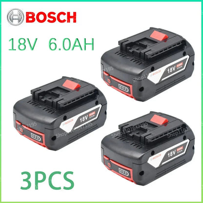 Bateria de lítio original BOSCH 18V, pacote de bateria Bosch 6.0AH.