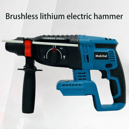 Furadeira elétrica, sem escova de 26 mm, multifuncional makita.