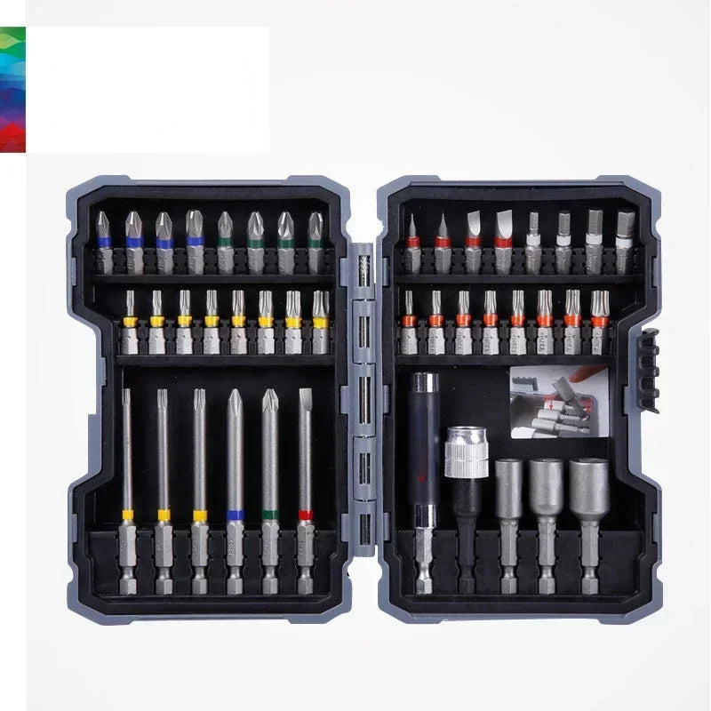 43 peças de bits.