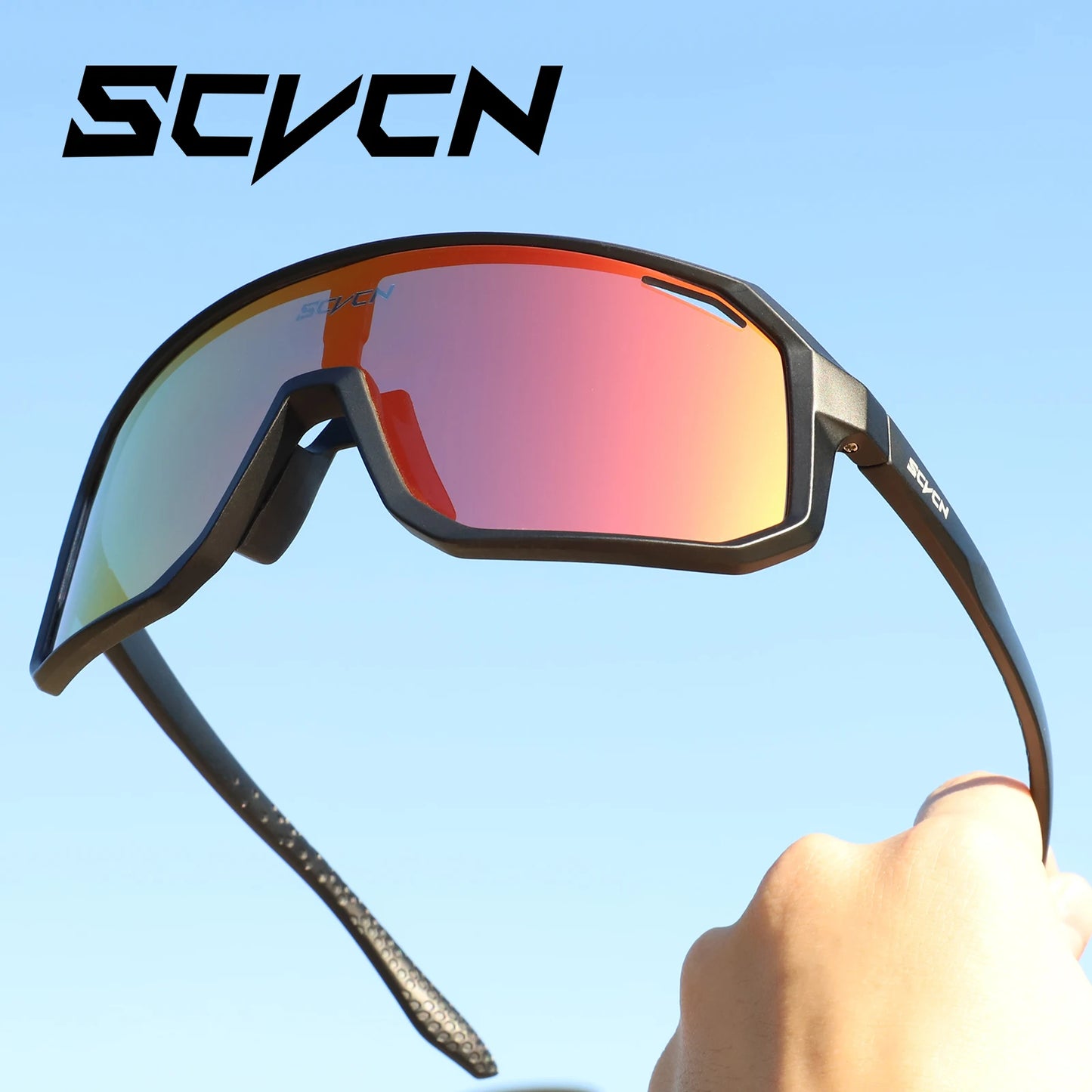 Óculos de sol para ciclismo masculino  e lazer