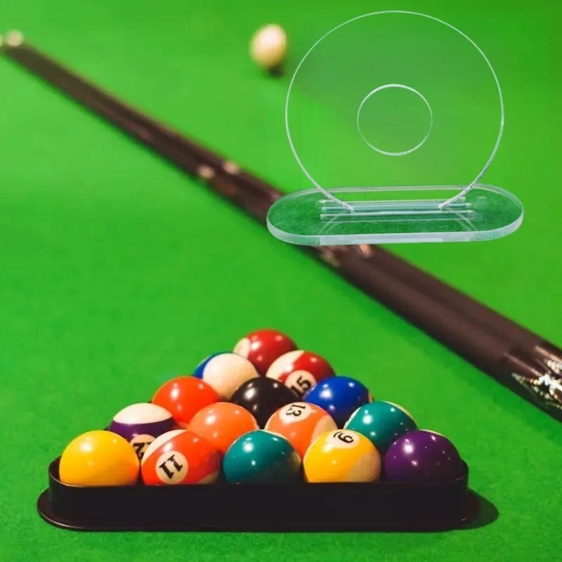 1 peça de auxílio para treinamento de tiro de bilhar com 5 buracos e 1 buraco