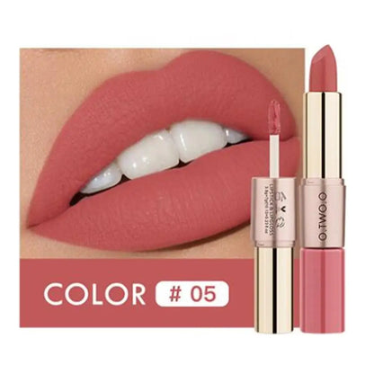 Batom Matte Brilho Labial Cosméticos À Prova D'água.