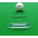 1 peça de auxílio para treinamento de tiro de bilhar com 5 buracos e 1 buraco