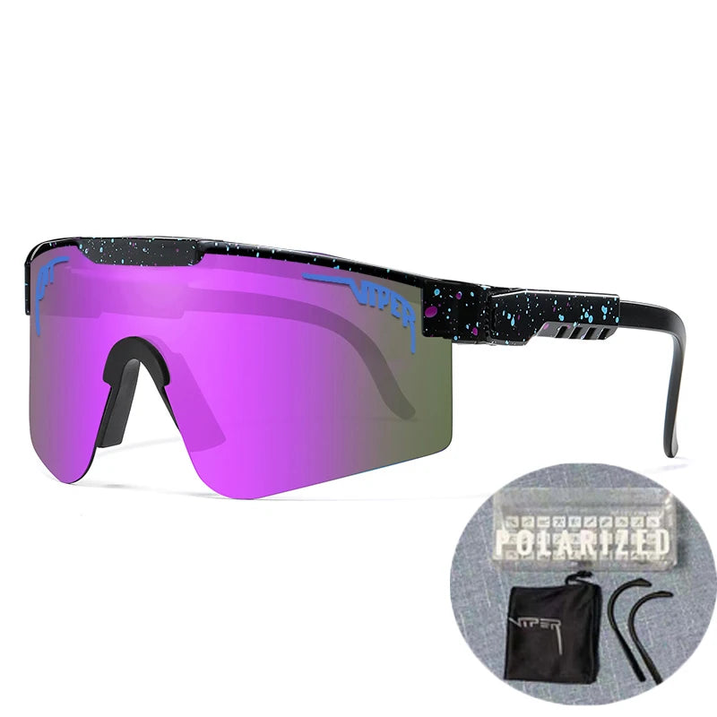 Com estojo UV400 Óculos de sol para ciclismo, esportes ao ar livre.