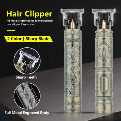 Conjunto de máquina de corte de cabelo original Retro , aparador capilar