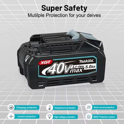 Máquina de corte a bateria 100% Makita 40V.