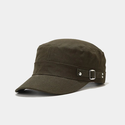Boné de beisebol vintage masculino, chapéu de cano alto, algodão lavado, respirável