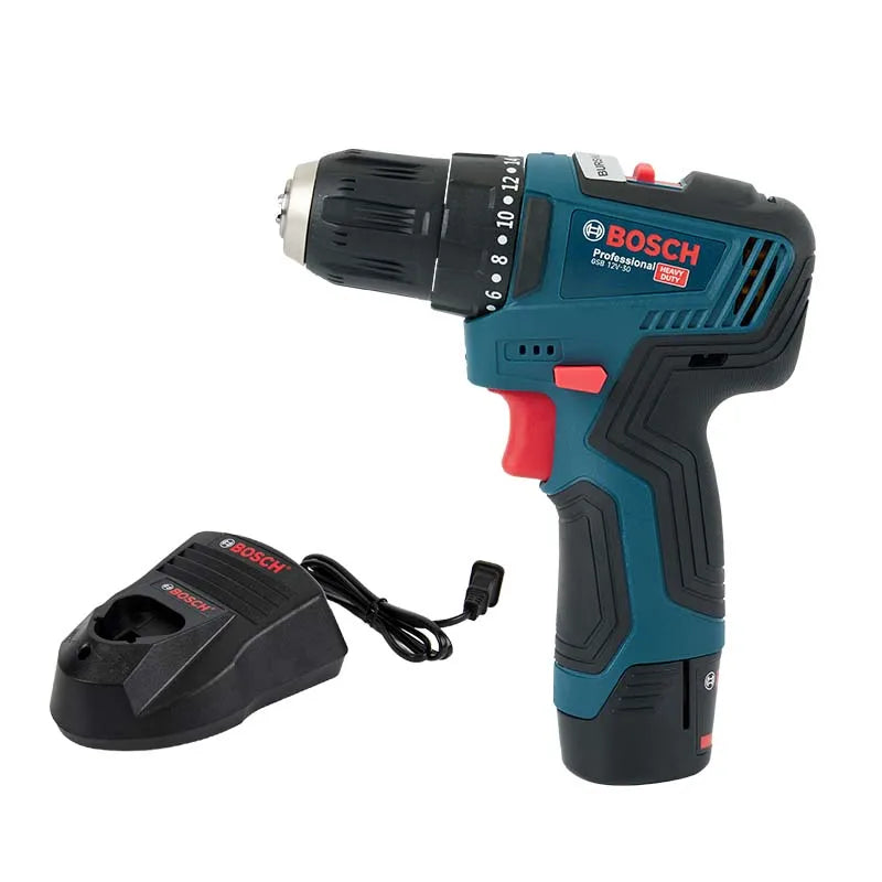 Furadeira elétrica Bosch GSB-12-V30.