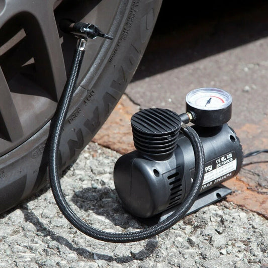 Compressor de ar elétrico portátil para carro 12V 300 PS.