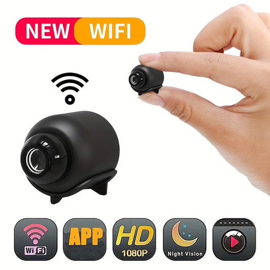 Nova mini câmera X5 1080P, visão noturna nítida, leve, portátil, premium