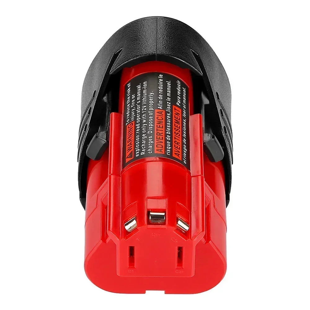 bateria Milwaukee de 12 V 3 Ah compatível com Milwaukee M12.