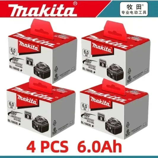 Bateria Makita 18 V 6,0Ahbateria de íon de lítio.