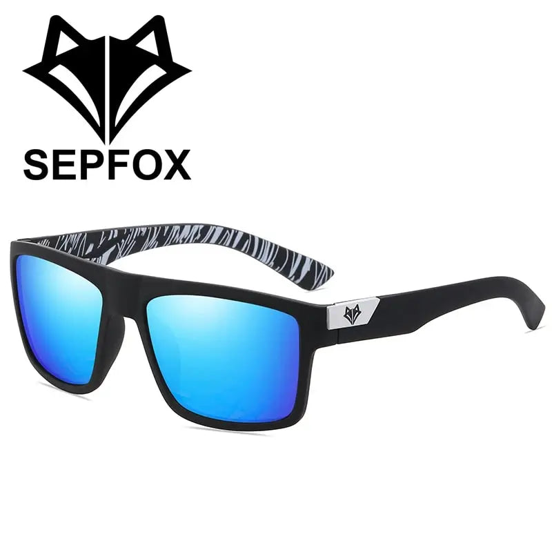 Óculos de sol polarizados SEPFOX para homens, óculos de sol para pesca, esportes