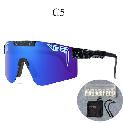 Com estojo UV400 Óculos de sol para ciclismo, esportes ao ar livre.