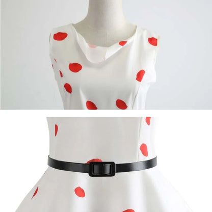 Vestido de verão feminino sem mangas estampa floral