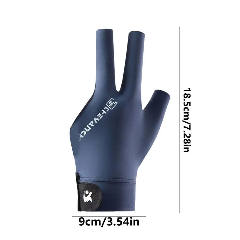 Luvas de bilhar antiderrapantes, macias e leves