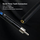 Taco de bilhar profissional com ponta de 12,5 mm, fibra de vidro e carbono,