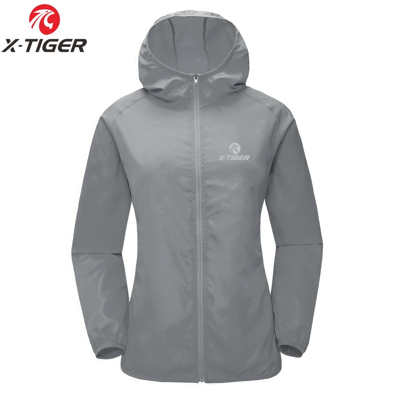 Camisa de ciclismo refletiva à prova de vento X-TIGER