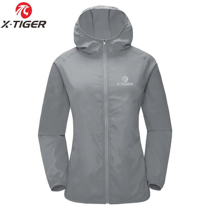 Camisa de ciclismo refletiva à prova de vento X-TIGER