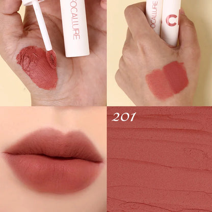 Atacado FOCALLURE Velvet Matte Batons À Prova D'água Lipclay Batom Líquido.