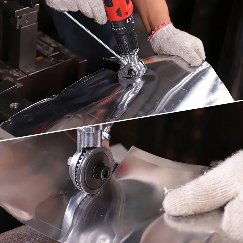 multifuncional para cortador de chapas Furadeira elétrica.