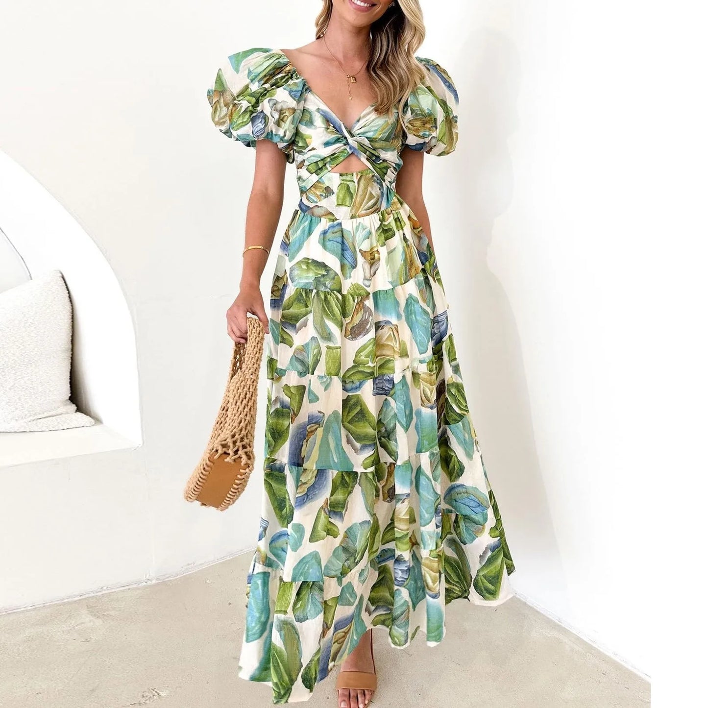 Vestidos para mulher, vestidos formais de primavera.