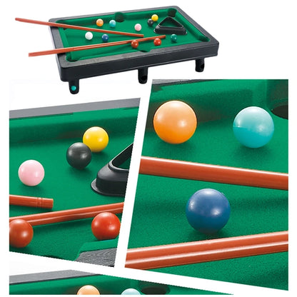 Conjunto de jogos educativos de sinuca