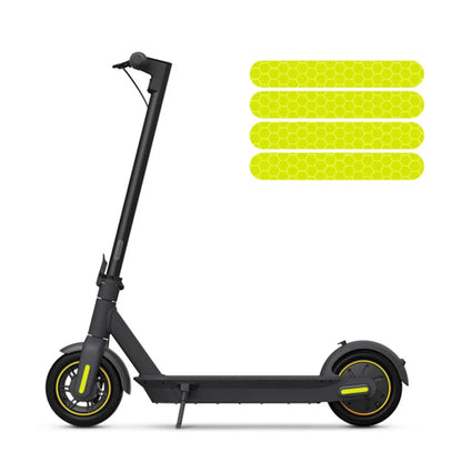 Adesivos refletivos para scooters elétricas Adesivos de segurança noturna