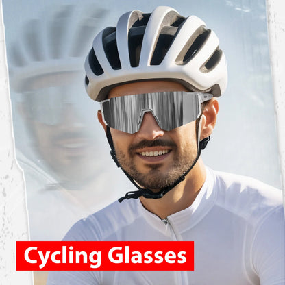 Óculos de Sol para Ciclismo ao Ar Livre Masculino, Óculos de Condução de Estrada para Bicicleta,