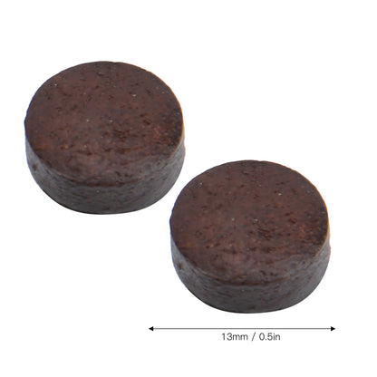 Pontas de taco de bilhar de 13 mm, 50 peças