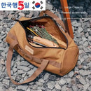 Bolsa de armazenamento portátil com cilindro, grande capacidade, reforçada