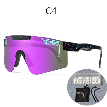 Com estojo UV400 Óculos de sol para ciclismo, esportes ao ar livre.
