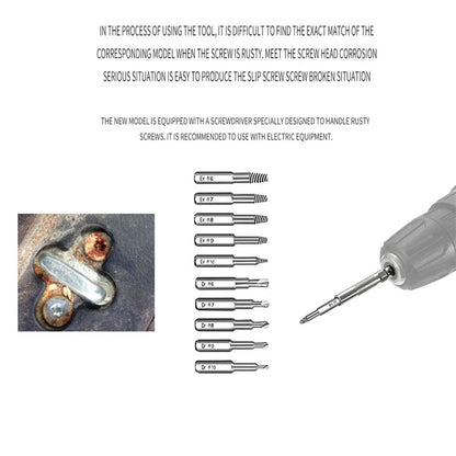 Conjunto de bits de chave de fenda magnética Torx Phillips,