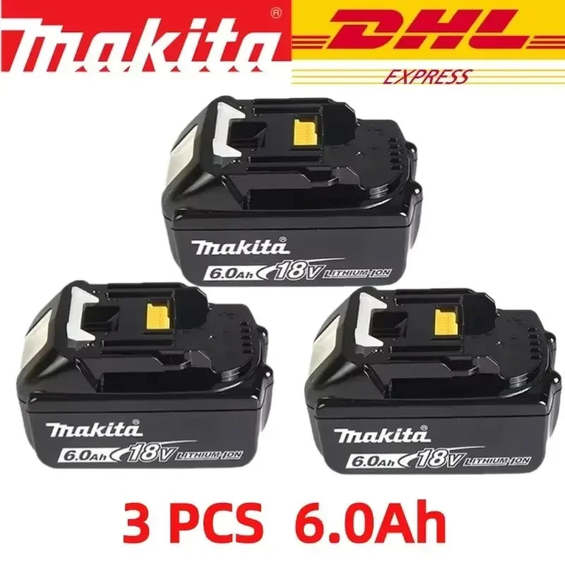 Bateria recarregável Makita 18V 6Ah.