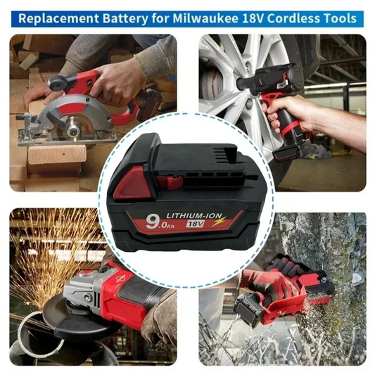 bateria de ferramenta elétrica Milwaukee M18, carregador, Milwaukee 18V.