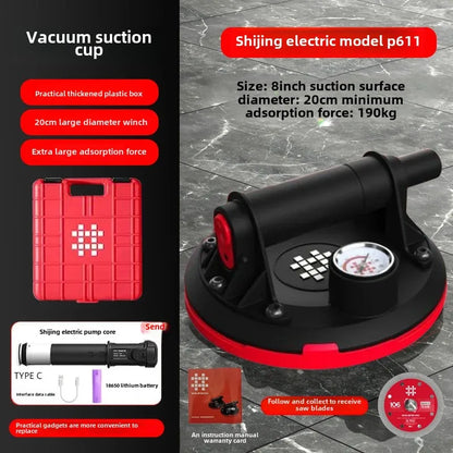 Ventosa de vidro para ladrilhos Shijing, dispositivo de sucção.