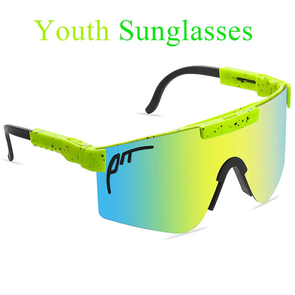 Óculos de sol PIT Viper Outdoor Youth UV400 para homens e mulheres,
