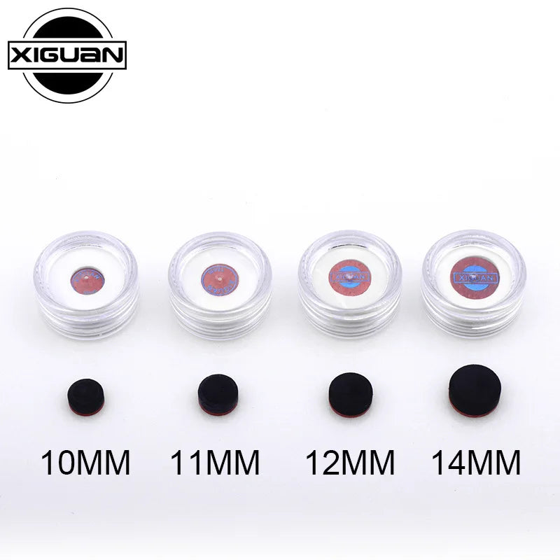 Pontas de taco de bilhar de 10 mm/11 mm/12 mm/14 mm para taco de bilhar profissional