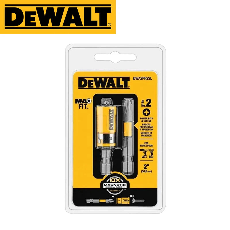 DEWALT PH2 57MM 89MM SL8 57MM HSS Bit Prata/Amarelo Manga Haste.