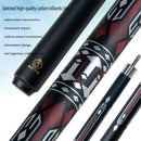 Taco de bilhar profissional 12,75 mm, ponta multicamadas de carbono premium