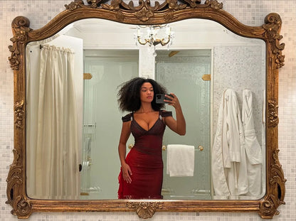 Vestido elegante chique de alta costura feminino,vestido sexy com decote em V