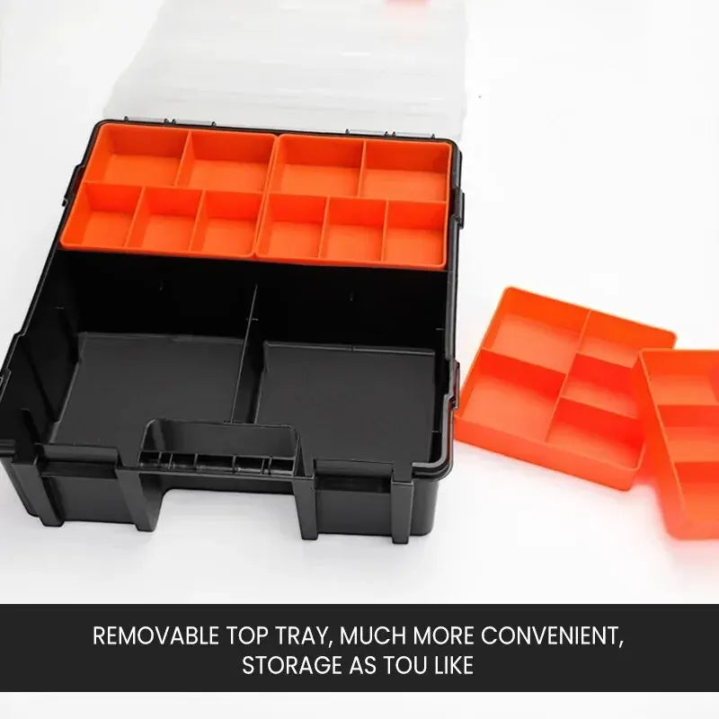 Caixa de ferramentas de armazenamento de hardware multifuncional