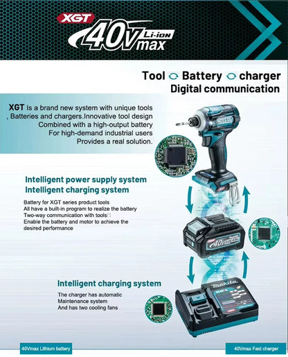 Máquina de corte a bateria 100% Makita 40V.