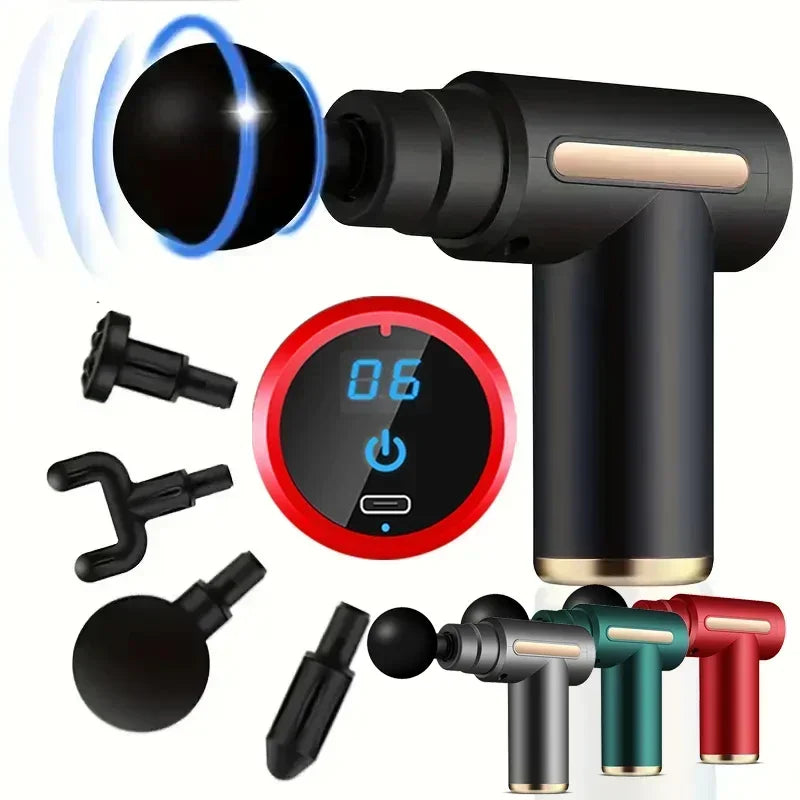 Pistola de massagem muscular fascial de tecido  profundo