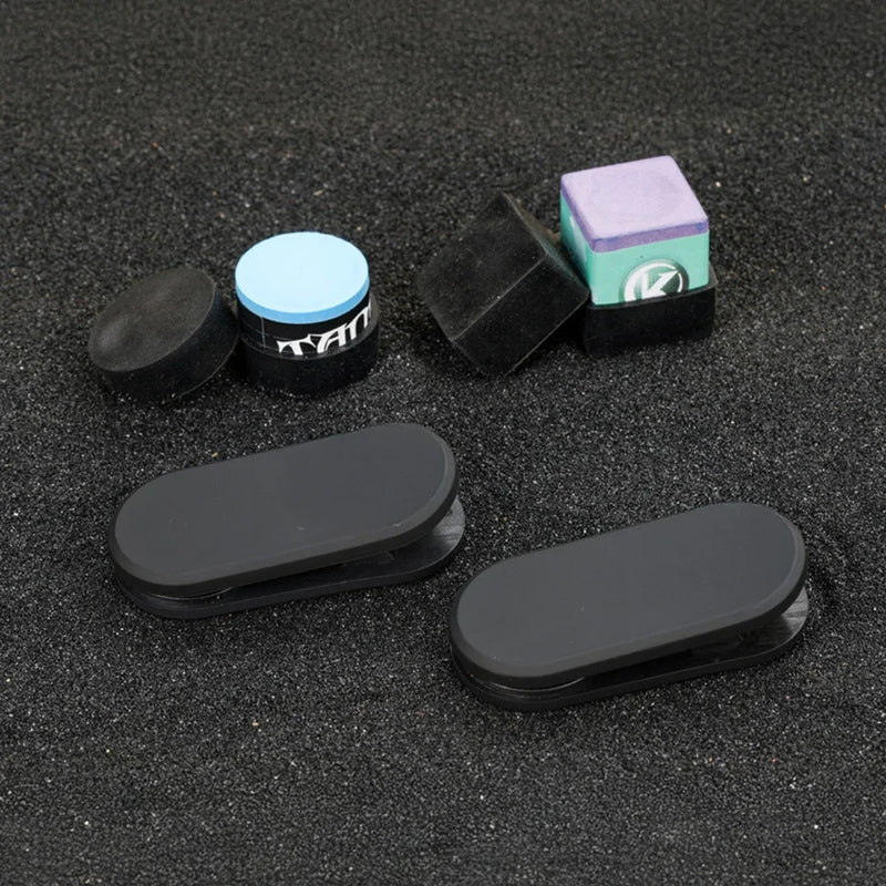 Suporte magnético silencioso para giz de bilhar